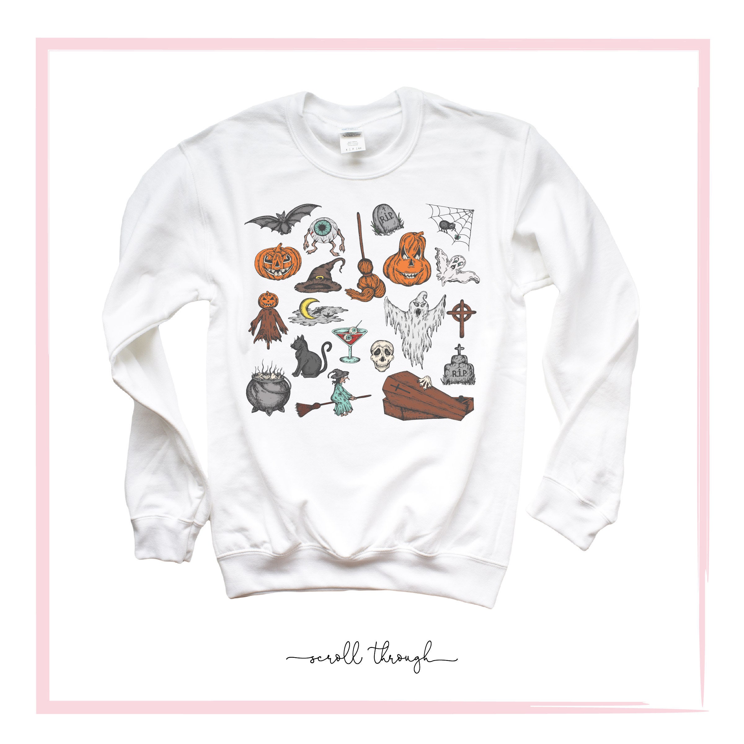 Halloween Sweatshirt Vintage Halloween Little Things Funny - Etsy