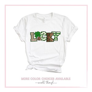Lucky Tee, St Patrick's Day Shirts, St Patricks Day Shirt Women, St Paddy's, St Paddy, Lucky Shirt, Irish Shirt, Trendy Mama Tee, Mom Shirt image 1