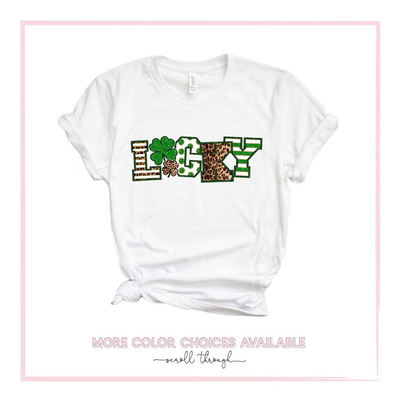 Lucky Tee, St Patrick's Day Shirts, St Patricks Day Shirt Women, St Paddy's, St Paddy, Lucky Shirt, Irish Shirt, Trendy Mama Tee, Mom Shirt image 1