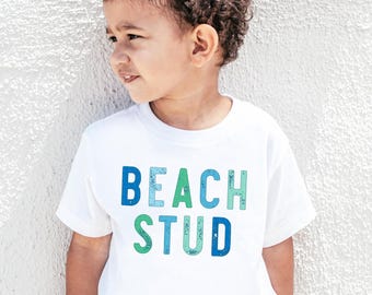Beach Stud Shirt Beach Shirt Boys Beach Tee Toddler Shirt Kids Beach Shirt Toddler Boy Shirt Beach Vacation Summer Shirt Cute Vacay Shirts