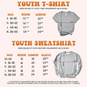 a t - shirt measurements guide for a youth's t - shirt