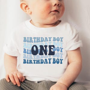 Birthday Boy Shirt First Birthday Boy Tee Boys Birthday Gift 1st Birthday Shirt One Shirt Birthday T-Shirt Cute Boys Birthday Tee Boys Bday 画像 1