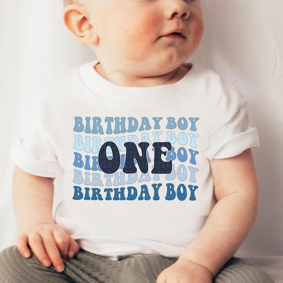 Birthday Boy Shirt First Birthday Boy Tee Boys Birthday Gift 1st Birthday Shirt One Shirt Birthday T-Shirt Cute Boys Birthday Tee Boys Bday