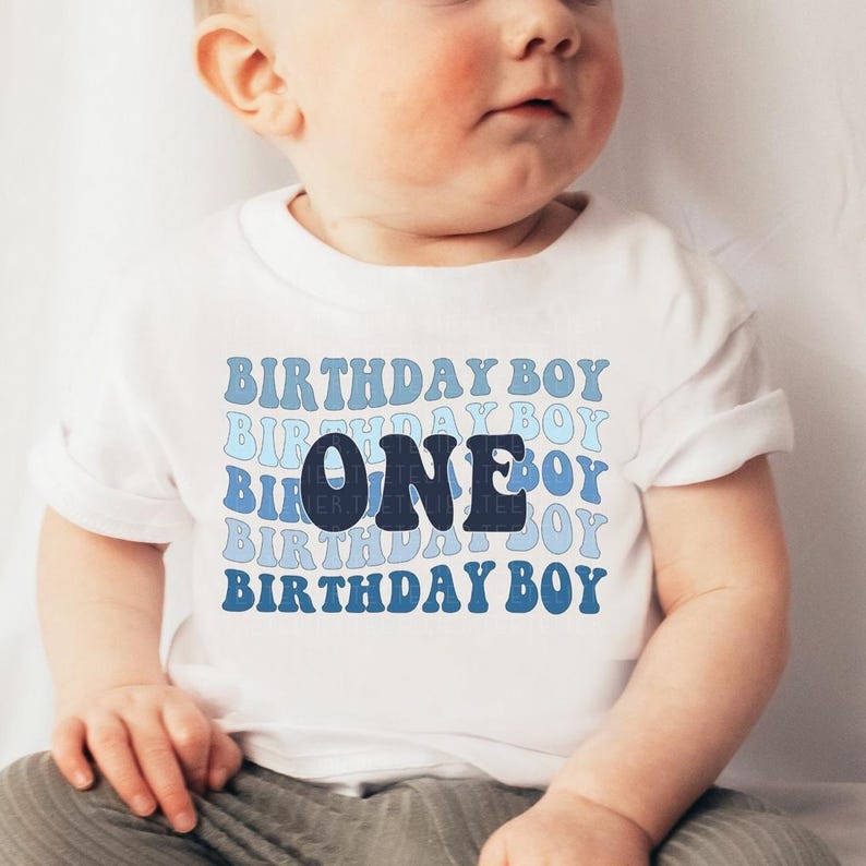 Birthday Boy Shirt First Birthday Boy Tee Boys Birthday Gift 1st Birthday Shirt One Shirt Birthday T-Shirt Cute Boys Birthday Tee Boys Bday 画像 1