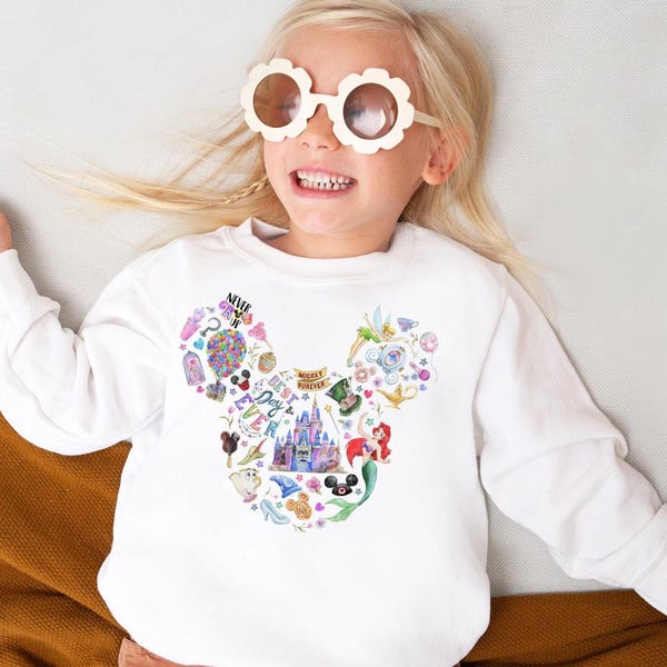 Best Day Ever Sweatshirt Kids Mouse Ear Sweatshirt Toddler Crewneck Pullover Matching Mommy And Me Sweatshirts Mama and Mini Sweatshirt