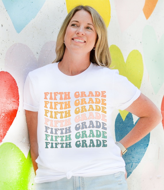 Team 5th Fifth Grade Cute Teacher Shirt Team 5th Fifth Grade Cute Teacher Shirt