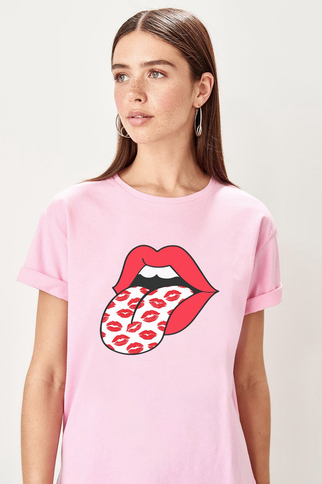 Camisa de San Valentín, Camisa de besos de labios de San Valentín
