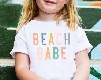 Beach Babe Shirt Summer Vacation Shirt Toddler Tee Kids Beach Tshirt Beach Shirt Toddler Girl Shirt Beach Babe Tee Beach Bum Cute Vacay Tee