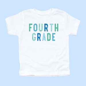 Fourth Grade Shirt First Day Of Fourth Grade Back To School Shirts 4th Grade Teacher Tee 1st Day Of School Shirts Boys School Outfits