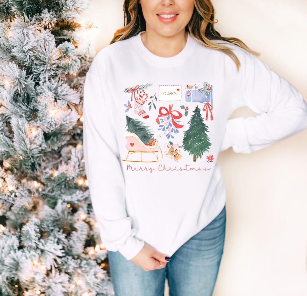 Etsy cheap christmas sweatshirts