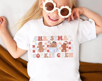 Christmas Cookie Crew Shirt Funny Christmas Shirts Christmas Cookie Tester Christmas Baby Shirt Kids Tee Toddler Shirt Christmas Baking Team