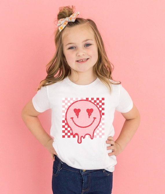 Kids Checkerboard Heart Tee Kids Checkerboard Heart Tee