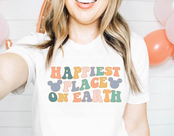 Happiest Place on Earth Shirt Mouse Ears Vacay Shirts