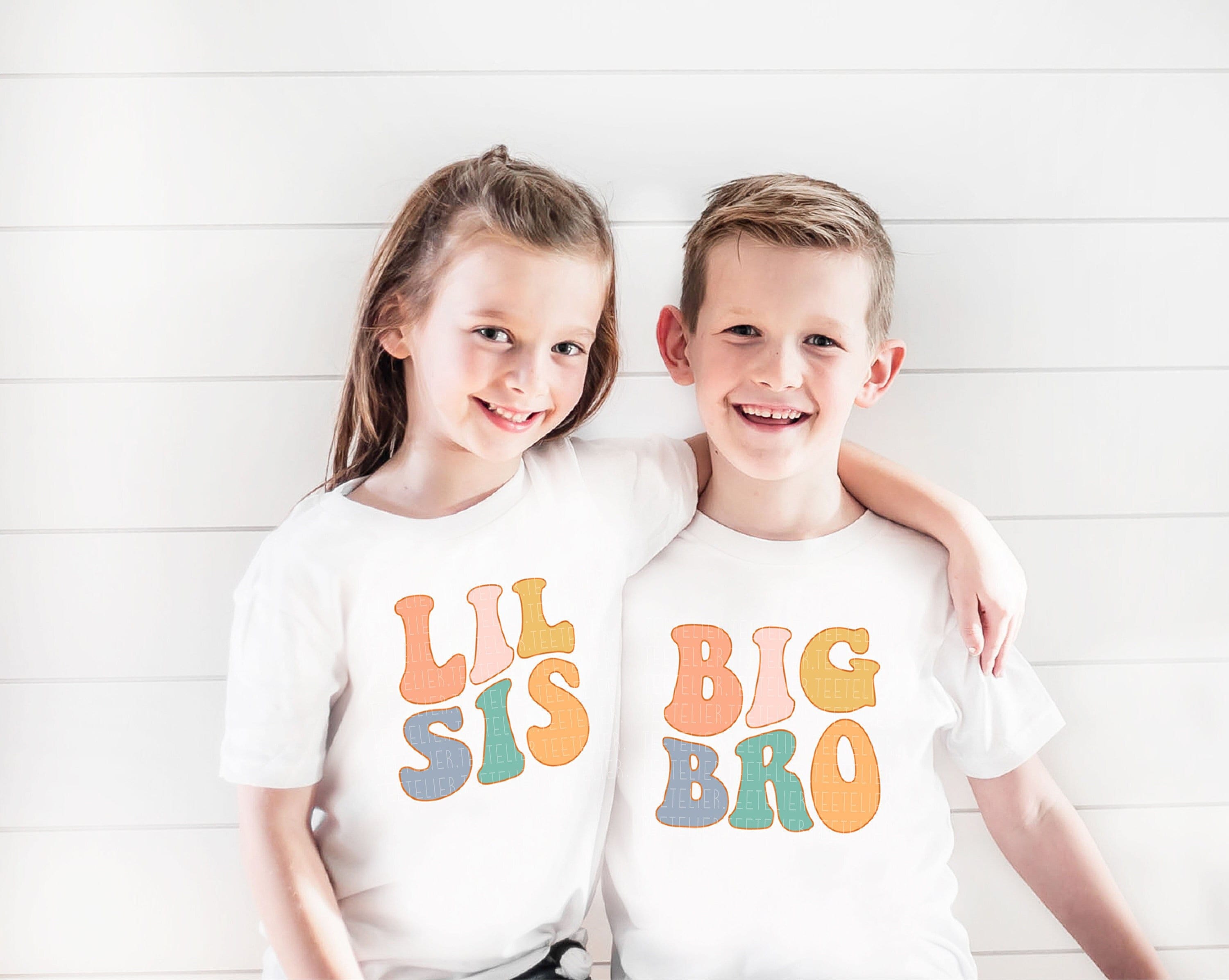 BABYL LVERSE SISTER TEE【XLサイズ】 Big Sis Shirt Big Bro Shirt Lil Sis Tee Lil Bro Sibling Shirts
