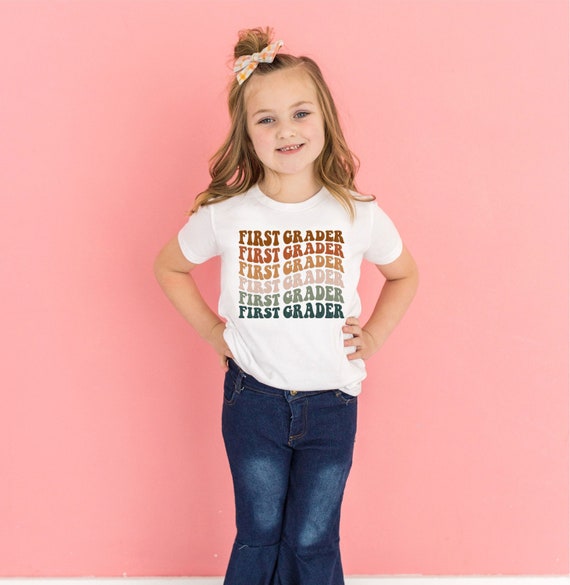 Kids 1st Grade Shirt First Day Back To School Boy Girl Kids 1st Grade Shirt First Day Back To School Boy Girl