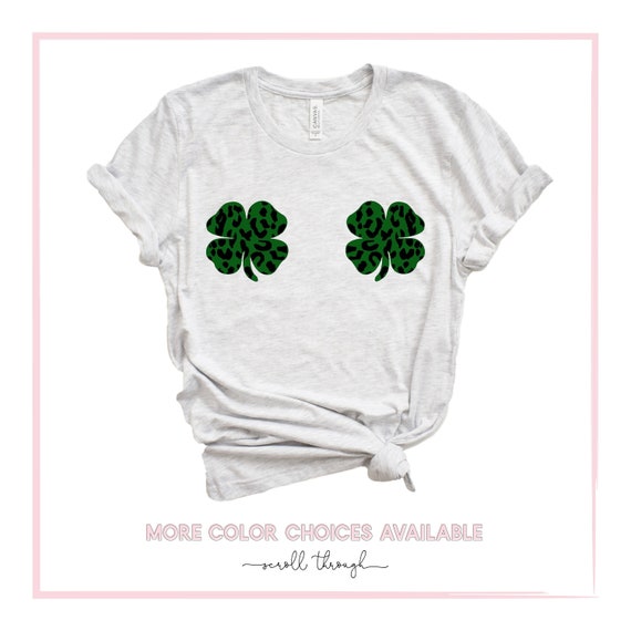Shamrocks Boobs St. Patricks Day T-Shirt Shamrocks Boobs St. Patricks Day T-Shirt