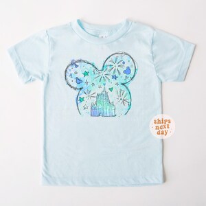 Blue Castle Shirt Magical Shirts Kids Tee Mouse Ear Shirt Retro Birthday Gift Happiest Place On Earth Shirt Toddler Tee Baby Vacation Shirts