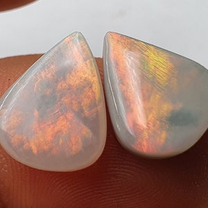 6.65ct Australian Opal- Crystal Opal- Opal Pair-Solid Opal-Mintabie Opal-Mintabie-Genuine Opal-Loose Opal stone-Wholesale Opal-item M178