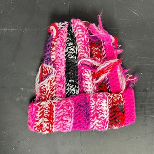 Dreamwave Crochet Scrap Yarn Beanie