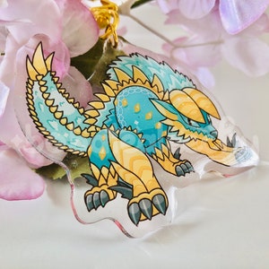 Zinogre | Cute Monsters Acrylic Charms | Charms | Key Chain | Keyring