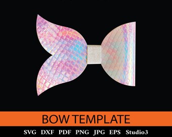 Mermaid Bow Svg Etsy