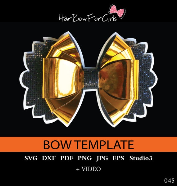 Download Free Bow Template Svg Png Pdf Hair Bow Template Cut File For Cricut Etsy SVG Cut Files