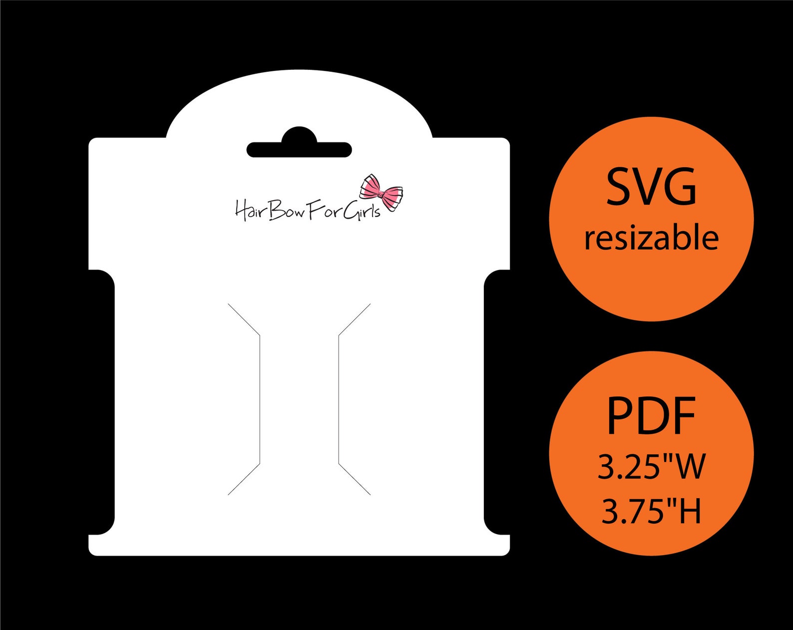 Bow display card SVG PDF Bow template cut file Cricut Bow card Etsy