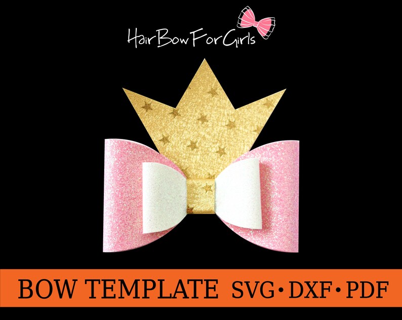 Download Princess Crown Template Svg Girl Hair Bow Diy Bow Hair Bow Baby Princess Template Clip Accessories Sihouette Cameo Cricut Leather Glitter Hair Accessories Accessories