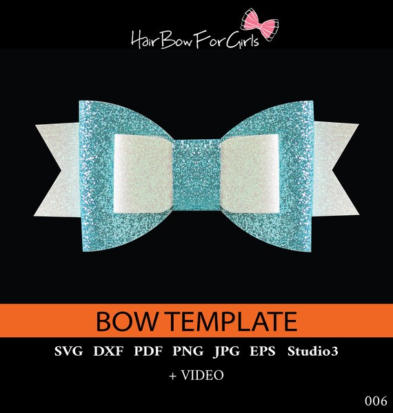 Download Free Hair Bow Template Diy Bow Hair Bow Baby Headband Digital Svg Etsy SVG Cut Files