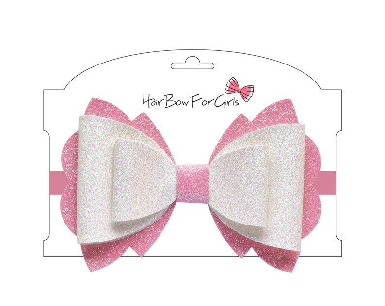 Headband and Hairbow Display Cards SVG PDF Bow template cut Etsy