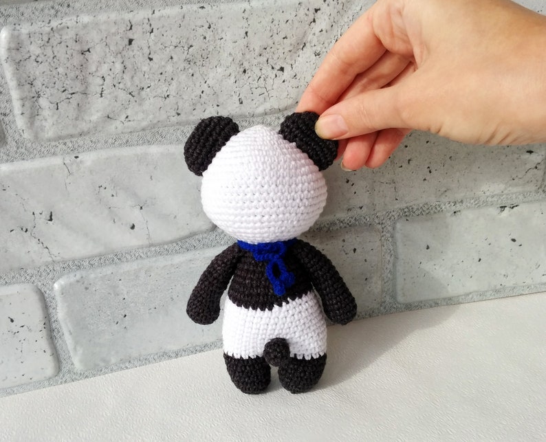 Amigurumi panda pattern crochet panda bear couple english printable pdf