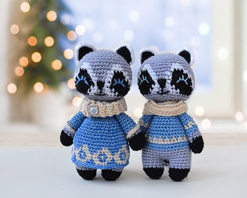 Amigurumi crochet pattern SWEET COUPLES Stuffed animal Etsy