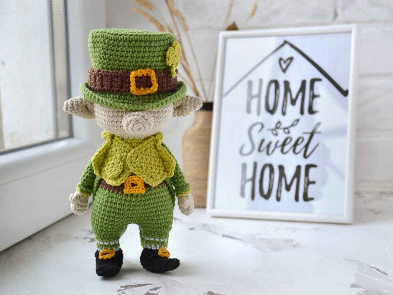 Leprechaun Gnome St Patricks Day amigurumi pattern eng, pdf image 2