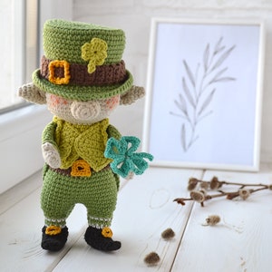 Leprechaun Gnome St Patricks Day amigurumi pattern eng, pdf image 4