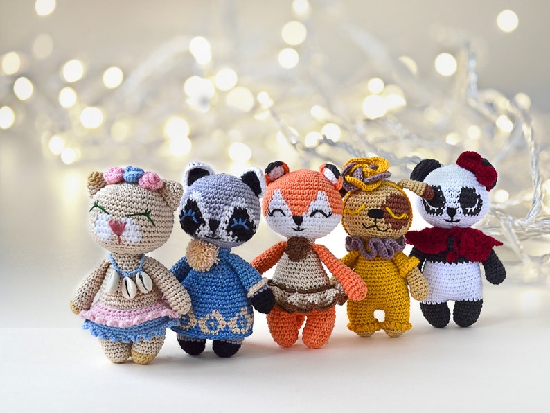 Amigurumi crochet pattern SWEET COUPLES Stuffed animal Etsy