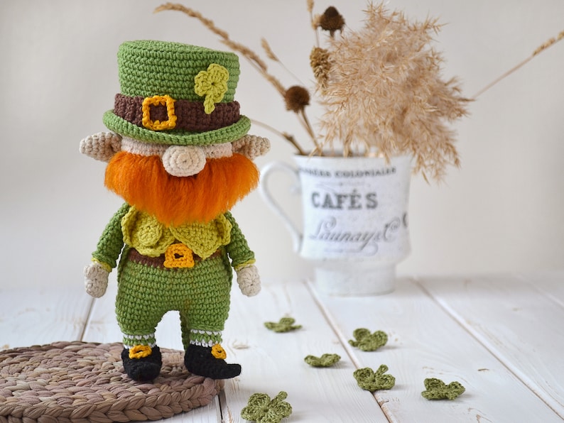 Leprechaun Gnome St Patricks Day amigurumi pattern eng, pdf image 3