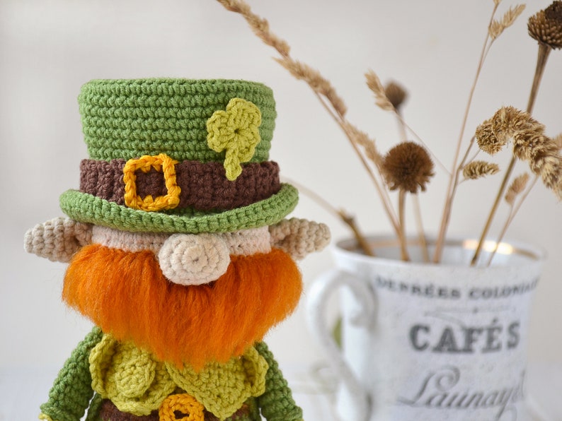 Leprechaun Gnome St Patricks Day amigurumi pattern eng, pdf image 6