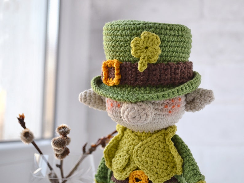 Leprechaun Gnome St Patricks Day amigurumi pattern eng, pdf image 5