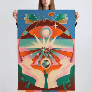 Bondad • ilustración • póster • impresión giclée de alta calidad
