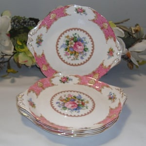 Royal Albert Lady Carlyle cake dish in beautiful condition, including the edges