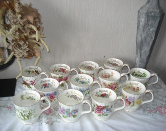 Royal Albert Flower of the Month mug / cup in beautiful condition, looks like new