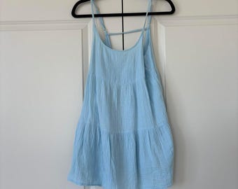 100 percent cotton sky blue
