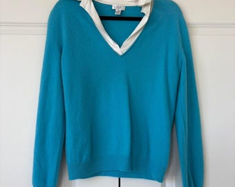 Vintage Blue cashmere sweater