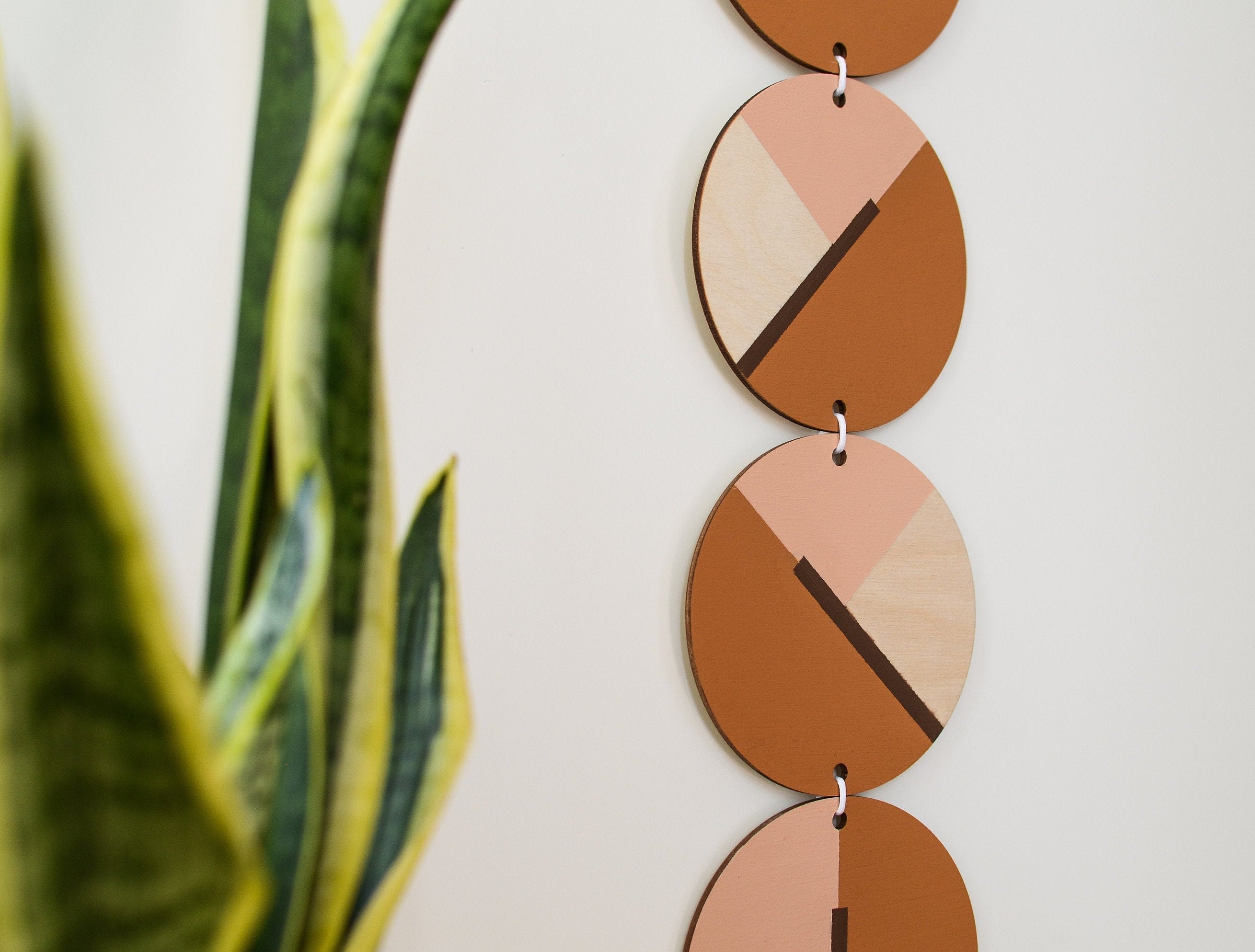 Terracotta Wall Hanging Modern Wall Hanging Long Mid Century Etsy