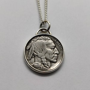 Con Necklace, Slver Dollar Necklace, Vntage Con Necklace - Foto 9