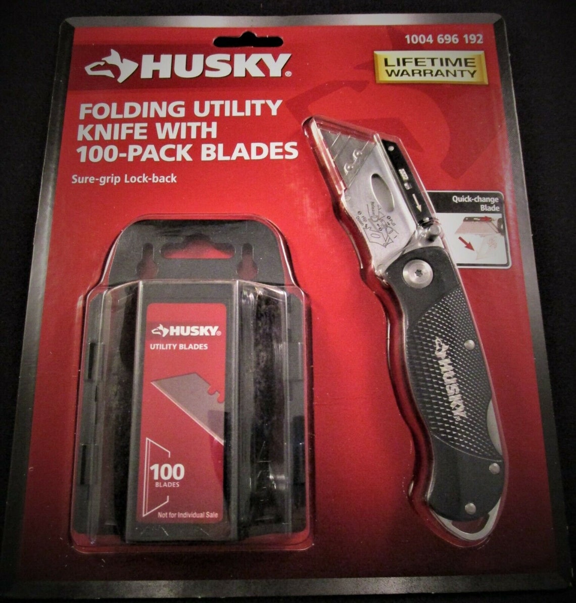 Husky pro folding utility knife Clearance