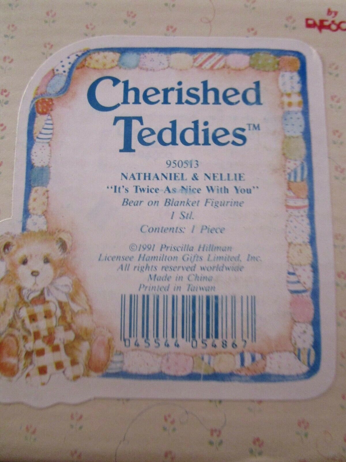 cherished teddies 1991
