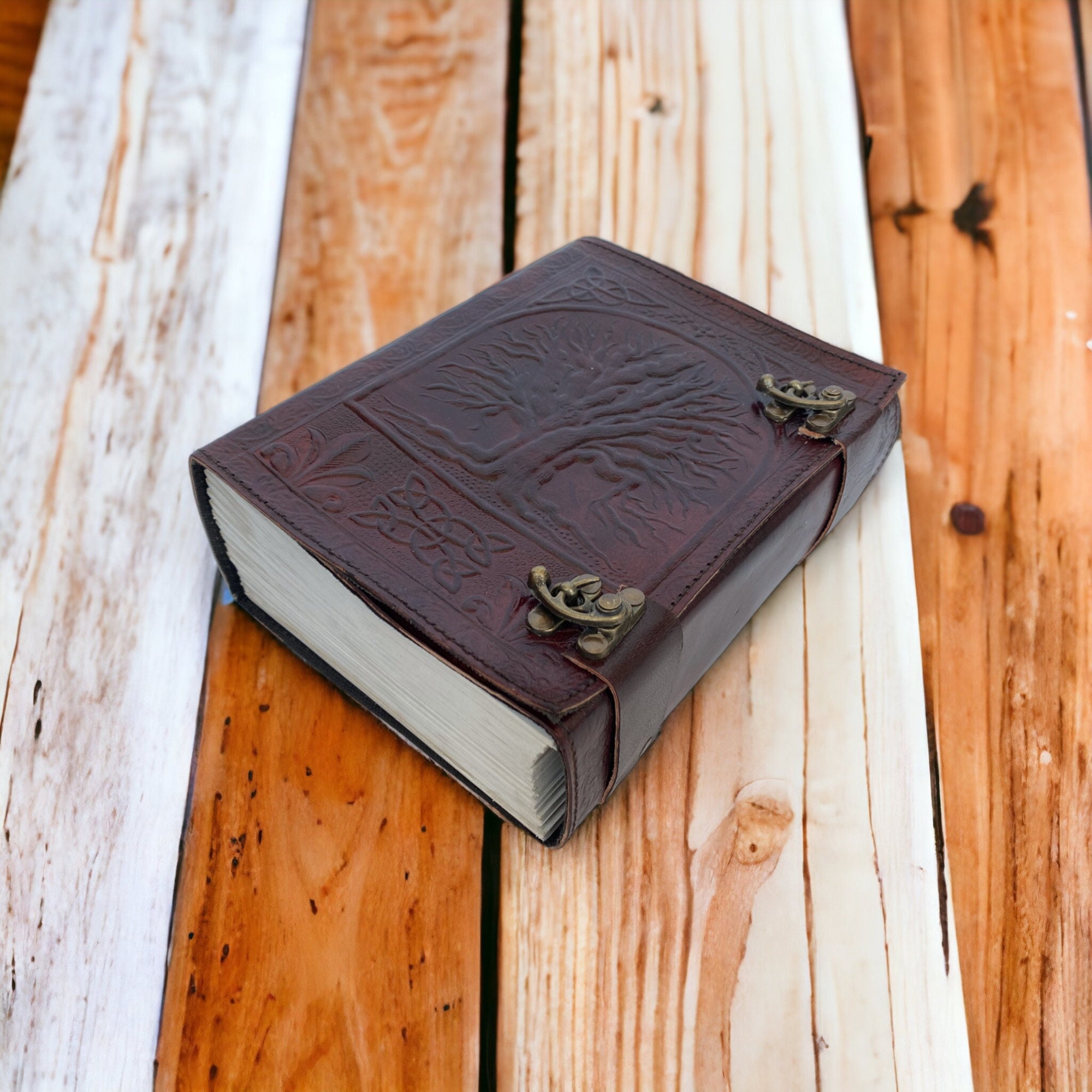 Tree of Life Leather Journal, Handmade Antique Style, 600 Pages - Etsy