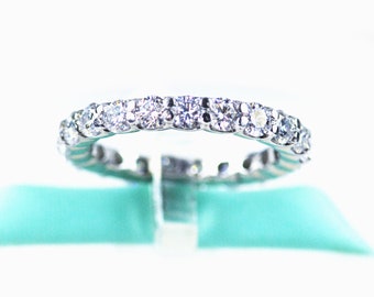 V3 Jewelry 925 Sterling Silver with Moissanite Engagement Ring
