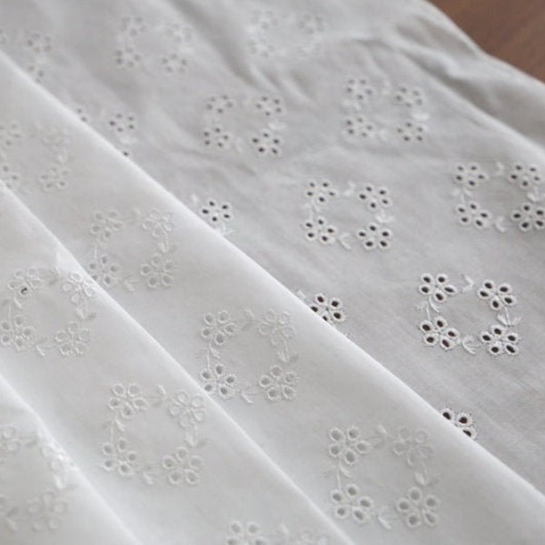 1.15m  x 1.5m Cotton full-width Lace with Viscose